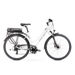 Vélo électrique ROMET Gazela RM 1 blanc-noir
