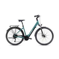 Vélo Trekking Électrique 28" - ROMET - E-Modeco Urb 1.0 504 -TURQUOISE