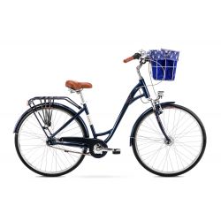 Vélo de Ville 28" - ROMET - Art Deco Lux -BLEU MARINE