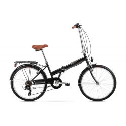 Vélo de Ville 24" - ROMET - Jubilat Eco -NOIR