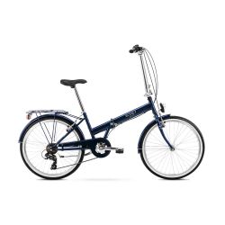 Vélo pliant de Ville 24" - ROMET - Jubilat Eco -BLEU