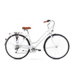 Vélo de Ville 28" Femme - ROMET - Vintage Eco -BLANC
