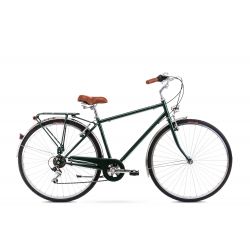 Vélo de Ville 28" Homme - ROMET - Vintage Eco -VERT