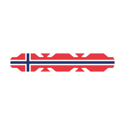 Autocollant Drapeau Norvége
