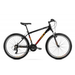 Vélo ROMET MTB Rambler R6.0 noir-orange-rouge