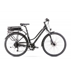 Vélo électrique ROMET Gazela RM 2 noir-blanc