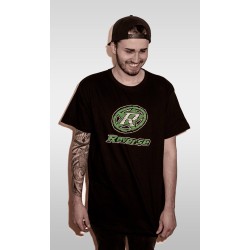REVERSE T-Shirt Tape Design Noir/Vert